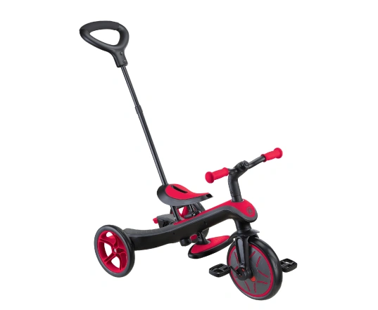Велосипед дитячий GLOBBER серії EXPLORER TRIKE 4в1 - Червоний