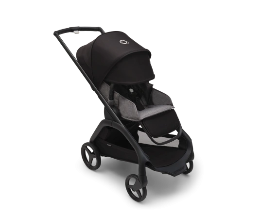 Прогулочная коляска Bugaboo DRAGONFLY - black/grey melange midnight black