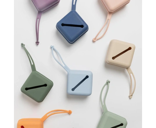 Силіконовий контейнер для пустушок BIBS Pacifier Case – Blush