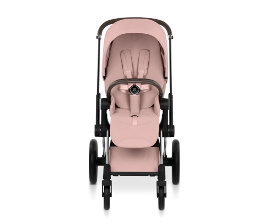 Прогулянкова коляска Cybex PRIAM Style Collection 5.0 - peach pink (шасі Chrome Brown)