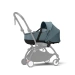 Купить Универсальная коляска 2 в 1 с люлькой newborn shell Stokke YOYO³ Aqua (шасси Black) с доставкой по Украине | KIDSLINE-82 - изображение