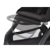 Прогулочная коляска Bugaboo DRAGONFLY без капюшона - black/grey melange