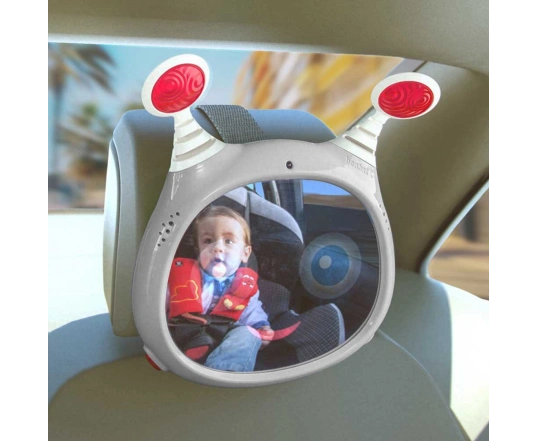 Дзеркало з дистанційним управлінням Benbat Oly Baby Mirror рожеве