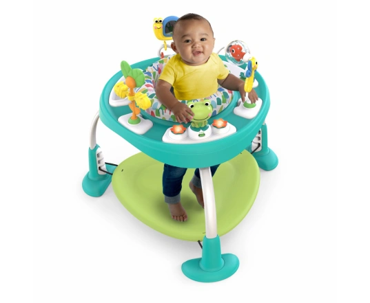 Центр-прыгунец 2 в 1 игровой развивающий Bright Starts BounceBounceBaby