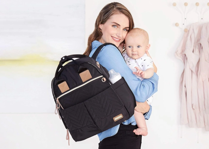 Купити Рюкзак для мами Skip Hop 6 в 1 -  Black з доставкою по Україні | KIDSLINE-46 - зображення
