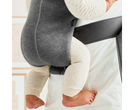 Рюкзак-кенгуру Bebé Mini BabyBjörn (тканина 3Д трикотаж) - Cірий
