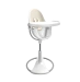 Стульчик для кормления Bloom Fresco White в комплекте с вкладышами из экокожи - Coconut white