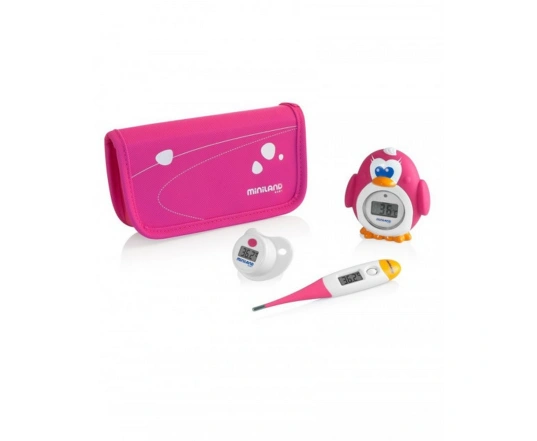 Комплект из 3 цифровых термометров Miniland baby Thermokit Розовый