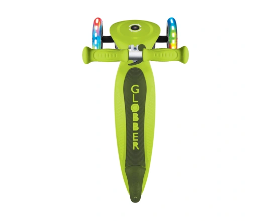 Самокат GLOBBER серії PRIMO FOLDABLE LIGHTS, зелений, колеса з підсвіткою, 50кг, 3+