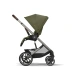 Прогулянкова коляска Cybex BALIOS S LUX TPE - moss green (з бампером)