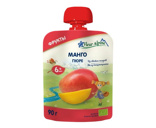 Пюре Fleur Alpine - Манго 90г.