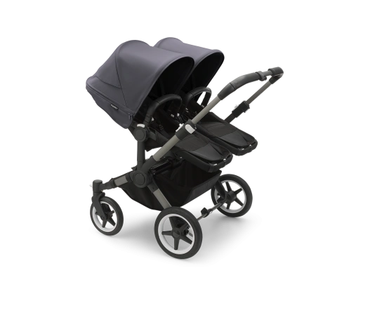 Універсальна коляска 2в1 Bugaboo Donkey5 Mono Stormy blue/Midnight black-Grey mélange
