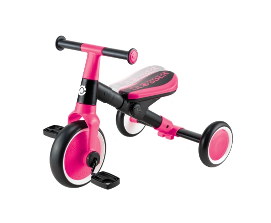 Велосипед дитячий GLOBBER серії LEARNING TRIKE 2в1 - Фуксія