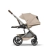 Прогулянкова коляска Cybex BALIOS S LUX TPE - almond beige (з бампером)