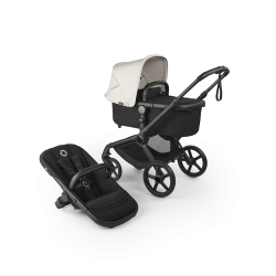 Универсальная коляска 2в1 Bugaboo FOX 5 RENEW - black/heritage black-misty white - изображение