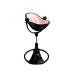 Стульчик для кормления Bloom Fresco Black в комплекте с вкладышами из экокожи - Rosewater