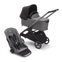 Универсальная коляска 2в1 Bugaboo DRAGONFLY - grafite/grey melange midnight black - изображение