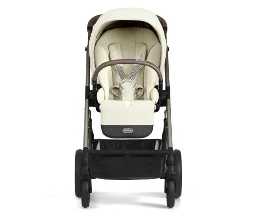 Прогулянкова коляска Cybex BALIOS S LUX TPE - seashell beige (з бампером)