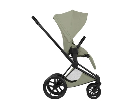 Прогулянкова коляска Cybex PRIAM Style Collection 5.0 - sage green (шасі Matt Black)