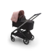 Универсальная коляска 2в1 Bugaboo DRAGONFLY - black/grey melange morning pink