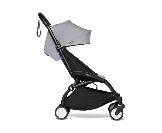 Універсальна коляска 2 в 1 Stokke YOYO³ + компактна люлька BABYZEN Stone (шасі Black)