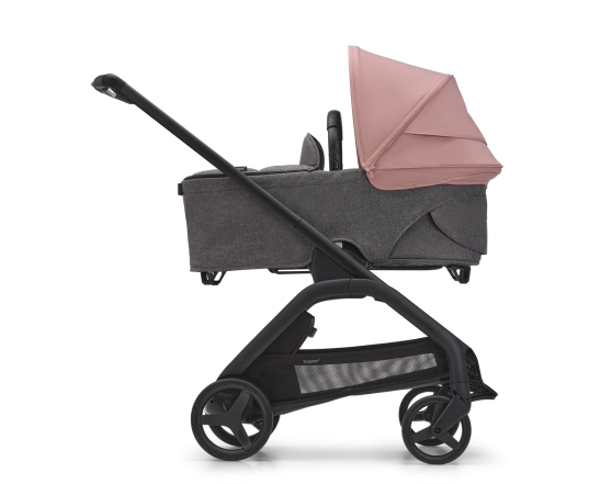 Универсальная коляска 2в1 Bugaboo DRAGONFLY - grafite/midnight black morning pink