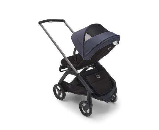 Универсальная коляска 2в1 Bugaboo DRAGONFLY - black/grey melange stormy blue