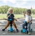 Самокат GLOBBER серии GO UP DELUXE LIGHTS 5в1 чорний, колеса светятся 20/50кг
