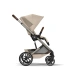 Прогулянкова коляска Cybex BALIOS S LUX TPE - almond beige (з бампером)