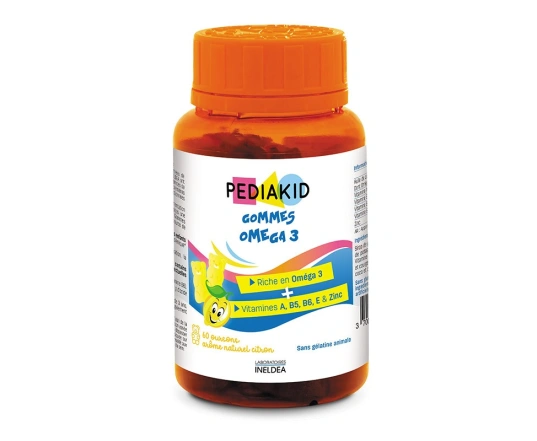 Натуральні ведмежуйки Омега-3 PEDIAKID GOMMES OMEGA 3, 60 ведмедиків