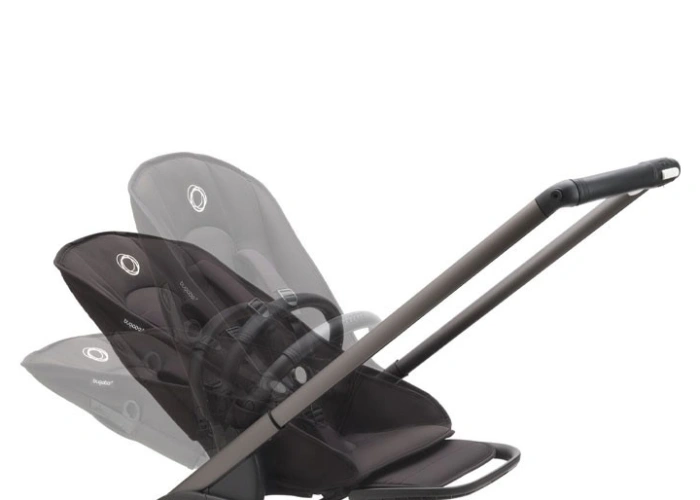 Прогулочная коляска Bugaboo Dragonfly Black/Grey Dark Cherry-43 - изображение