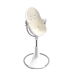 Стульчик для кормления Bloom Fresco White в комплекте с вкладышами из экокожи - Coconut white