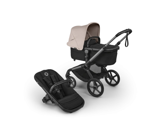 Универсальная коляска 2в1 Bugaboo FOX 5 RENEW - grafite/heritage black desert taupe melange
