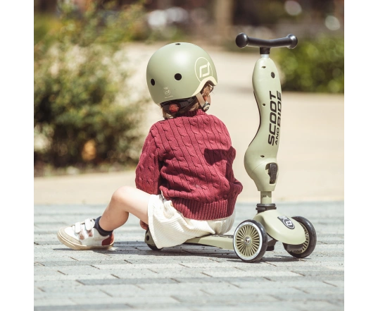 Самокат Scoot and Ride серії Highwaykick-1, оливковий, 1-5 років