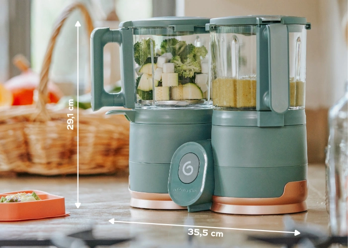 Купить Блендер-пароварка Babymoov Nutribaby Glass с доставкой по Украине | KIDSLINE-38 - изображение