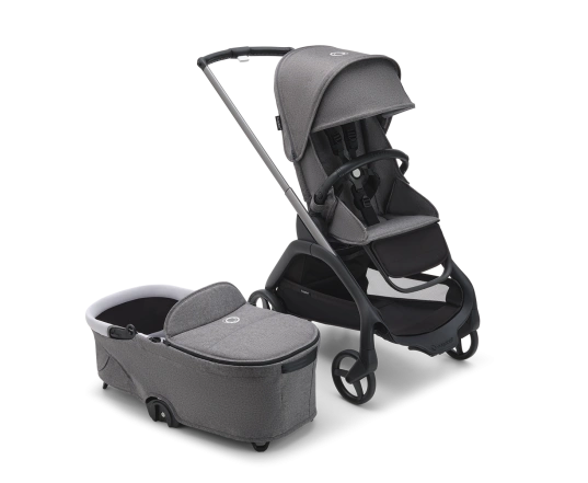 Универсальная коляска 2в1 Bugaboo DRAGONFLY - grafite/grey melange grey melange