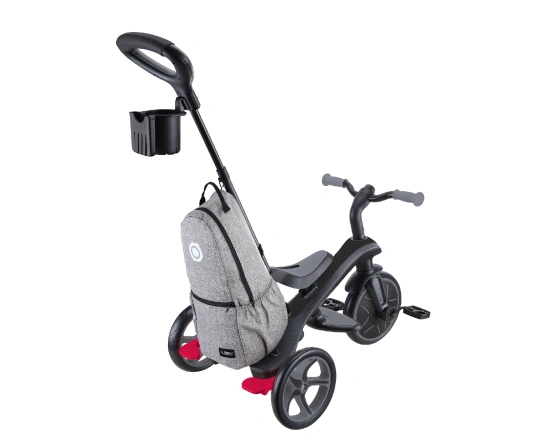 Велосипед дитячий GLOBBER серії EXPLORER TRIKE 4в1 DELUXE PLAY - Чорно-сірий