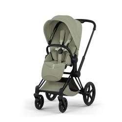 Прогулянкова коляска Cybex PRIAM Style Collection 5.0 - sage green (шасі Matt Black) - зображення