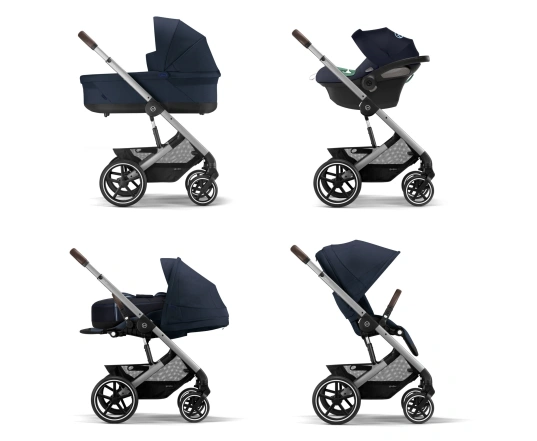 Универсальная коляска 2 в 1 Cybex Balios S Lux Ocean Blue
