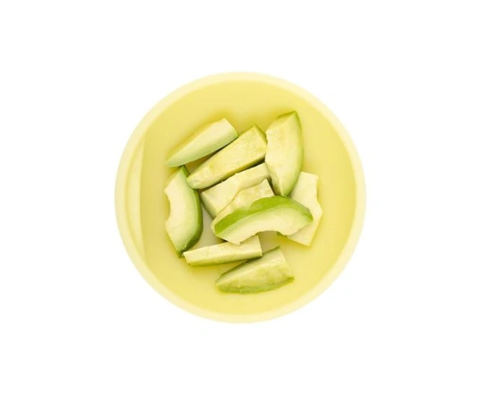Силиконовая мисочка на присоске с крышкой Olababy Lemon