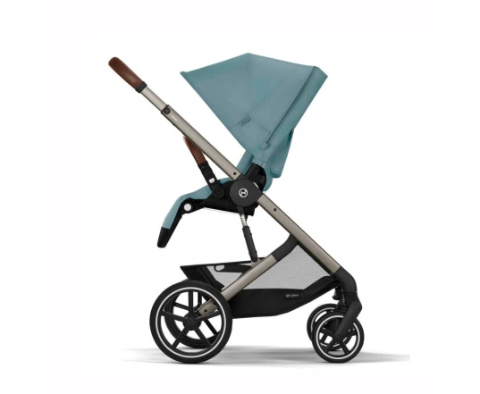 Прогулянкова коляска Cybex BALIOS S LUX TPE - stormy blue (з бампером)