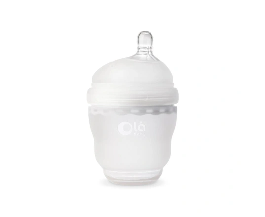 Силиконовая антиколиковая бутылочка Olababy GentleBottle Frost 120 мл