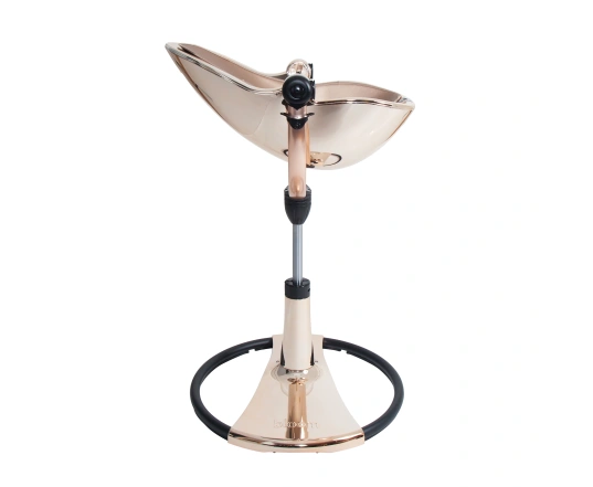 Стульчик для кормления Bloom Fresco Rose Gold в комплекте с вкладышами из экокожи - Rose Gold