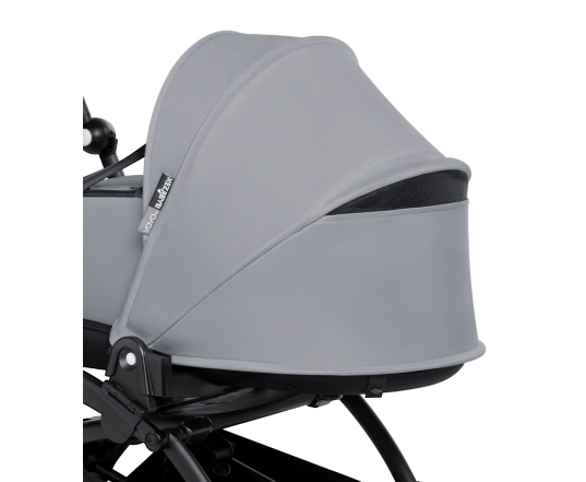 Универсальная коляска 2 в 1 Stokke YOYO³ +  люлька Bassinet BABYZEN Stone (шасси Black)
