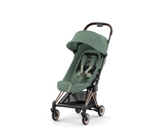 Прогулянкова коляска Cybex COYA - rosegold/leaf green