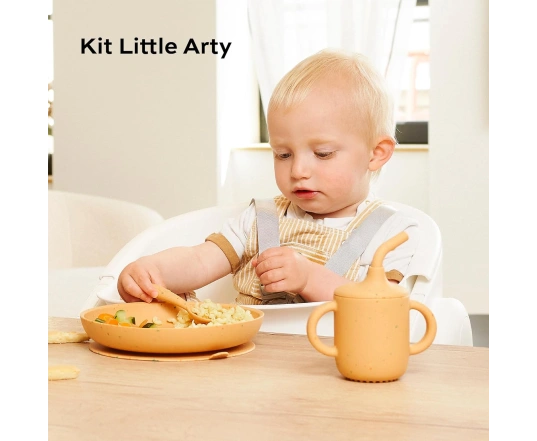 Набор посуды детский силиконовый Babymoov - little arty (от 9 мес)