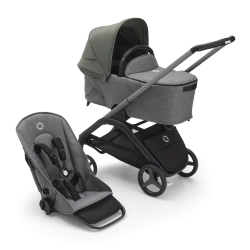 Універсальна коляска 2в1 Bugaboo DRAGONFLY - grafite/grey melange forest green - зображення
