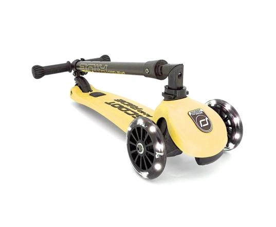 Самокат Scoot and Ride Highwaykick-3 з колесами, що світяться Лимон