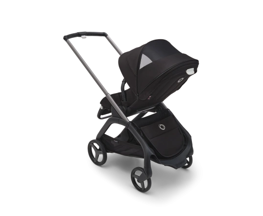 Универсальная коляска 2в1 Bugaboo DRAGONFLY - black/grey melange midnight black