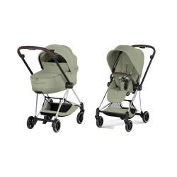 Коляска 2 в 1 Cybex MIOS Style Collection 5.0 - sage green (шасі Chrome) - зображення